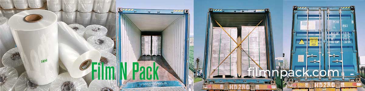 POF SHRINK FILM POLYOLEFIN SHRINK FILM PACKING FULL CONTAINER